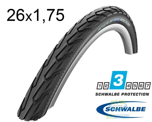 Покришка 26X1.75 (47-559) Schwalbe Range Cruiser K-Guard B/B+RT  Hs457 SBC, 50 EPI