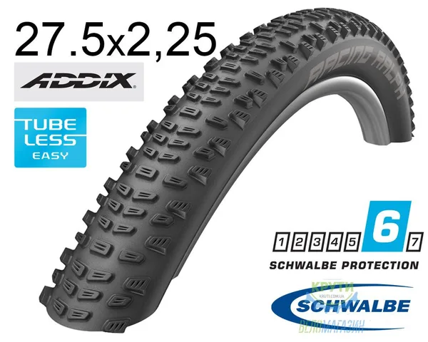 Покришка 27.5X2.25 650B (57-584) Schwalbe Racing Ralph Performance Tl-Ready B/B Hs490 Addix, 67 EPI