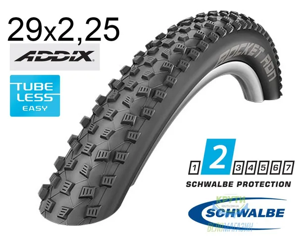 Покришка 29X2.25 (57-622) Schwalbe Rocket Ron Performance Tl-Ready Folding B/B Hs438 Addix Ib