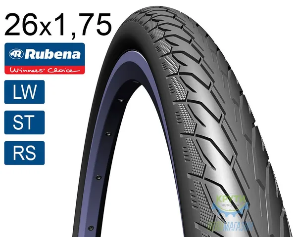 Покрышка 26X1.75X2.00 (47-559) Mitas Flash V66 Classic, (Lw)(Stu)(Rs), Чёрная