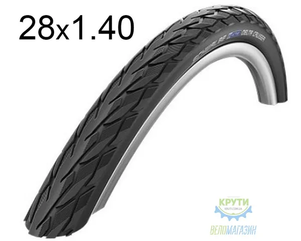 Покрышка 28X1.40 (37-622) 700X35A Schwalbe Delta Cruiser K-Guard B/B+RT  Hs431 SBC