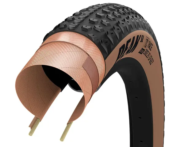 Покрышка 29x2.25 (57-622) GoodYear Peak SL Race Tubeless Complete Folding Blk/Tan, 120tpi