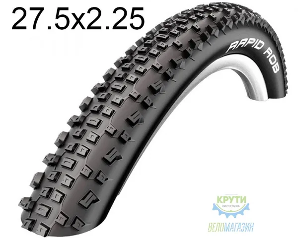Покрышка 27.5X2.25 650B Schwalbe Rapid Rob Kevlarguard 57-584 B/B-Sk Hs391 SBC 50 EPI