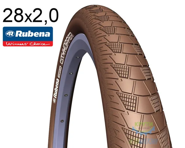 Покрышка 28X2.00 (52X622) Mitas (Rubena) Cityhopper V99 Classic Коричневая