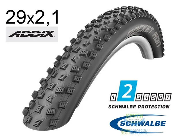Покрышка 29X2.10 (54-622) Schwalbe Rocket Ron Hs438 Performance Folding B/B-Sk Dc 67 EPI