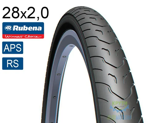 Покрышка 28 X 2.0 (52X622) Mitas (Rubena) Cobra V58 (Aps)+(Rs) Светоотражающая