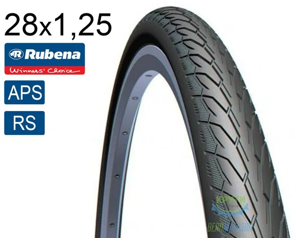 Покрышка 28X1 1/4X1 3/4 (32-622) Mitas Flash V66 Classic, (Aps)+(Rs), Чёрная