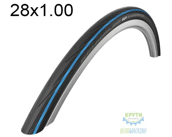 Покрышка 700X25C (25-622) Schwalbe Lugano K-Guard Folding B/Bls/B-Sk Hs471 Sic, 50 EPI Ek