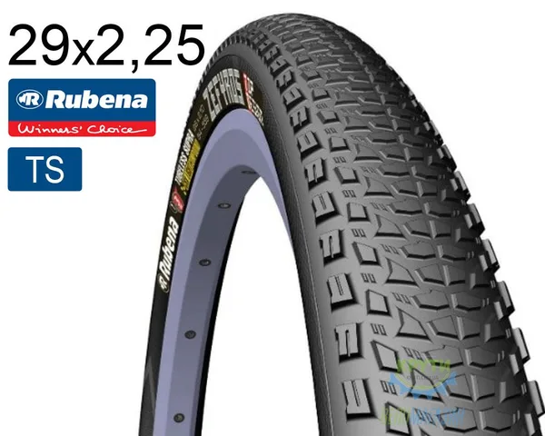 Покрышка 29 X 2.25 (57X622) Mitas (Rubena) Zefyros Tdi R14 Tubeless Supra, Чёрная