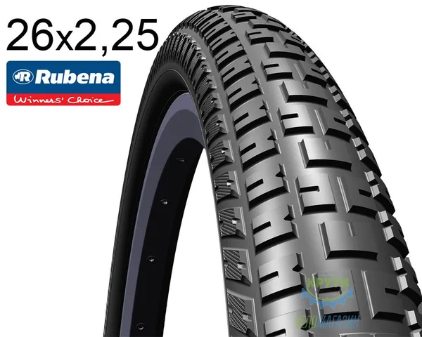 Покрышка 26X2,25 (57-559) Mitas (Rubena) Defender Speed R11 Sport Max, Чёрная