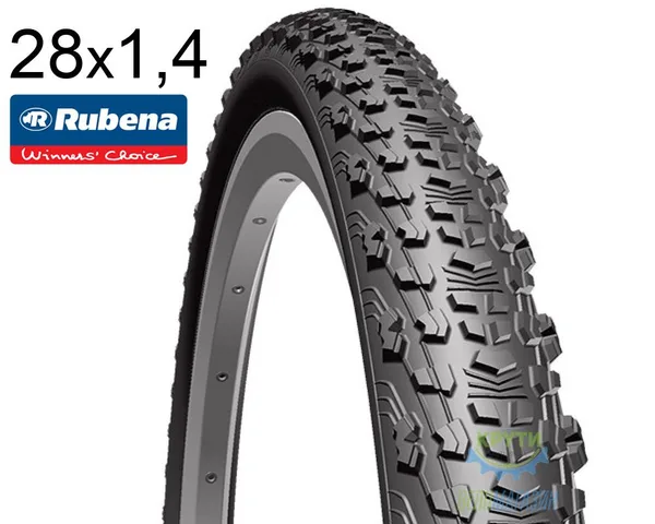 Покрышка 700 X35C (37-622) Mitas (Rubena) Scylla V75 Sport (Sw), Чёрная