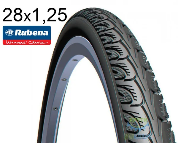Покришка 28X1 1/4X1 3/4 (32-622) Mitas (Rubena) Hook V69 Classic, Чорна