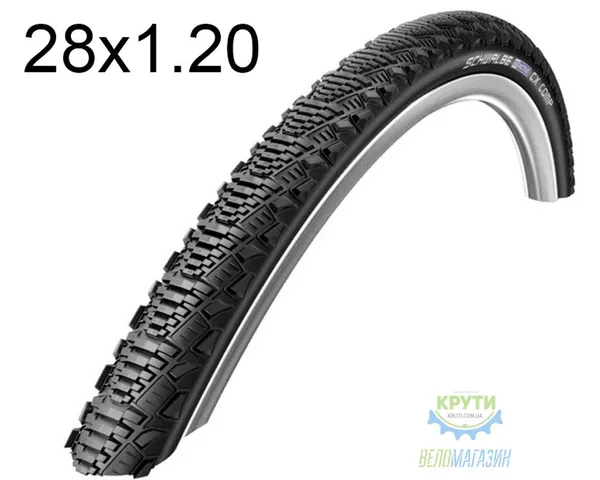 Покрышка 28X1.20 (30-622) 700X30C Schwalbe Cx Comp Hs369 Kevlarguard B/B-Sk SBC 50 EPI