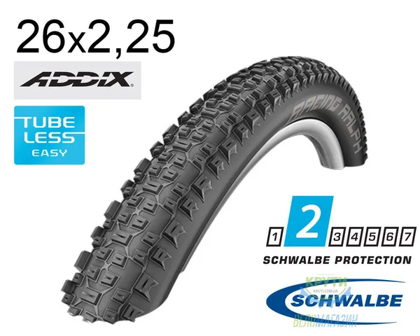 Покришка 26X2.25 (57-559) Schwalbe Racing Ralph Performance,Tl-Ready, Folding B/B Hs425 Addix 67 EPI Ek