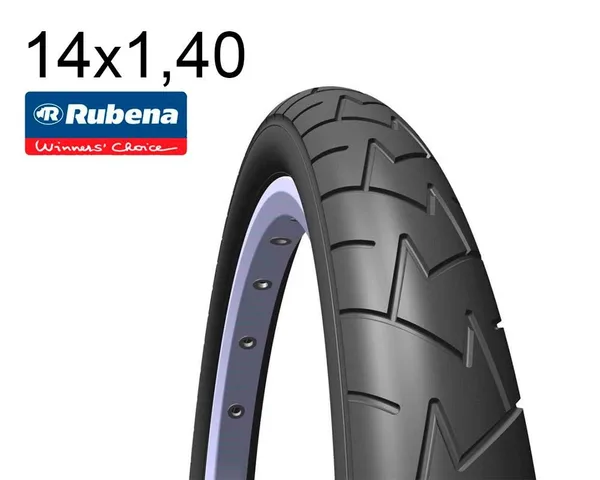 Покришка 350A (37-288) Mitas (Rubena) Comfort V57 Pre Classic, Чорна