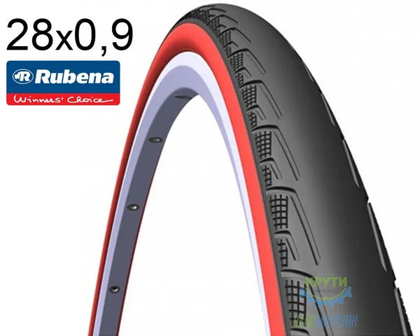 Покрышка 700X23C (23-622) Mitas Syrinx V80 Classic, Чорно-Красная
