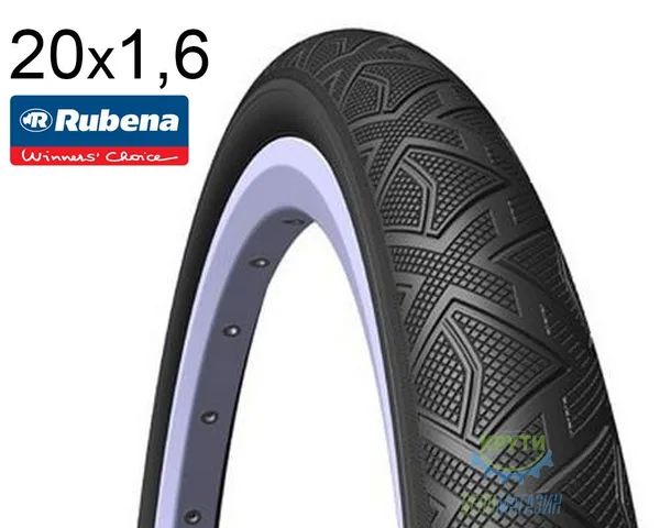 Покрышка 20X1.60 (44-406) Mitas Dom R03 Classic, Чёрная