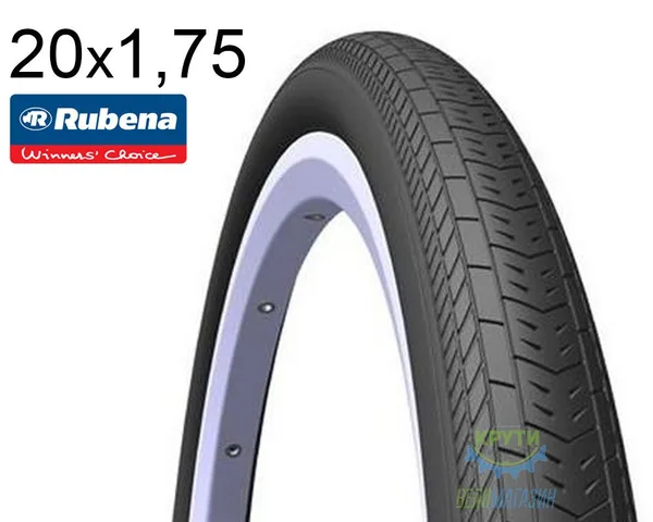 Покришка 20X1.75X2 (47-406) Mitas Speedo Lt R04 Classic, Чорна