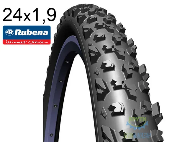 Покрышка 24X1.90 (50X507) Mitas (Rubena) Neptune V78 Classic, Чёрная