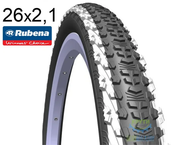 Покришка 26X2.10 (54-559) Mitas Scylla V75 Classic, Чорно-Біла (Бел.Боковины)