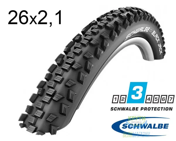 Покрышка 26X2.10 (54-559) Schwalbe Black Jack Hs407 Kevlarguard B/B-Sk SBC 50 EPI