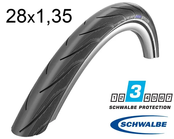 Покришка 28X1.35 700X35C (35-622) Schwalbe Spicer K-Guard B/B-Sk+RT  Hs442 SBC, 50 EPI