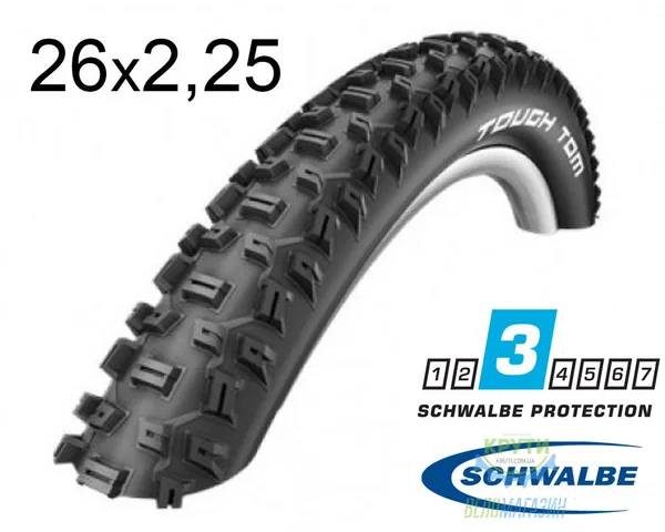 Покришка 26X2.25 (57-559) Schwalbe Tough Tom K-Guard Active B/B-Sk Hs411 SBC 50 EPI