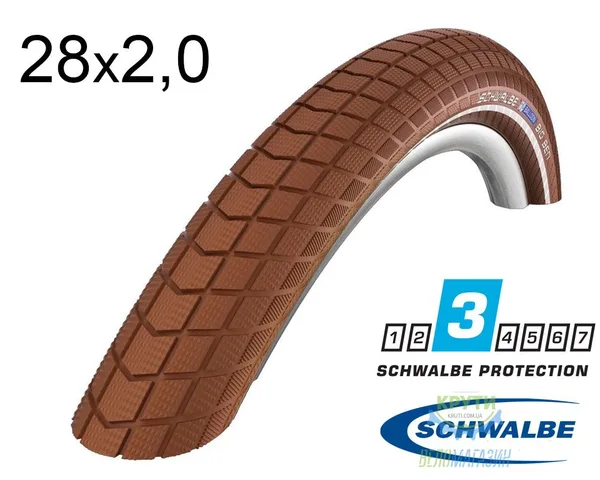 Покришка 28X2.00 (50-622) Schwalbe Big Ben Hs439 K-Guard Bn/Bn+RT  SBC, 50 EPI