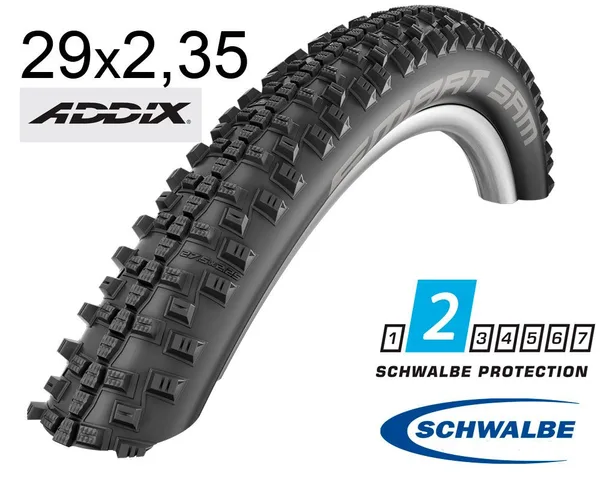 Покрышка 29X2.35 (60-622) Schwalbe Smart Sam Performance B/B-Sk Hs476 Addix 67 EPI B