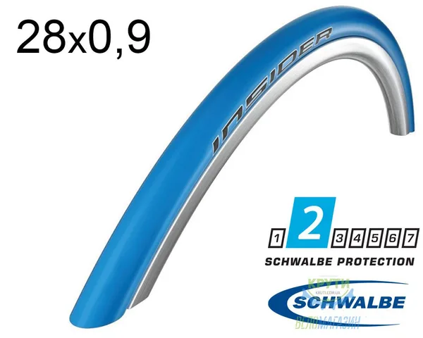 Покрышка 28X0.90 (23-622) Schwalbe Insider Performance Hs376 Folding Bl/Bl Rc Ib, 67 EPI