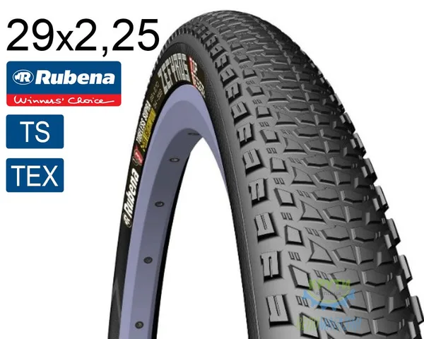 Покрышка 29X2.25 (57-622) Mitas Zefyros Tdi R14 Tubeless Supra Textra, Чёрная