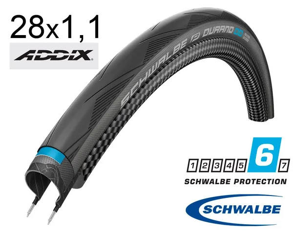 Покришка 700X28C (28-622) Schwalbe Durano Dd Performance B/Gr-Sk Hs464 Addix, 67 EPI