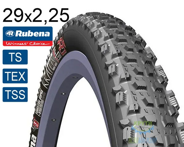 Покрышка 29X2.25 (57-622) Mitas Kratos Td V98 Tubeless Supra Textra, Чёрная