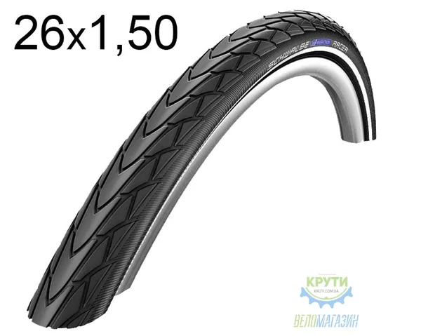 Покришка 26X1.50 (40-559) Schwalbe Marathon Racer Hs429 R-Guard B-Sk+RT  Spc, 67 EPI