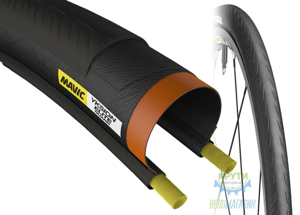 Покрышка 700X25C (25-622) Mavic Yksion Elite Guard Folding Wh 120 Tpi