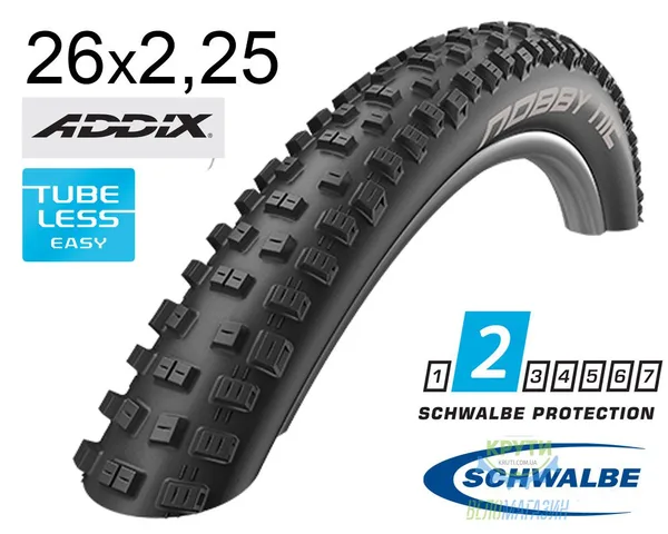 Покришка 26X2.25 (57-559) Schwalbe Nobby Nic Performance Tl-Ready Folding B/B Hs463 Addix, 67 EPI Ek