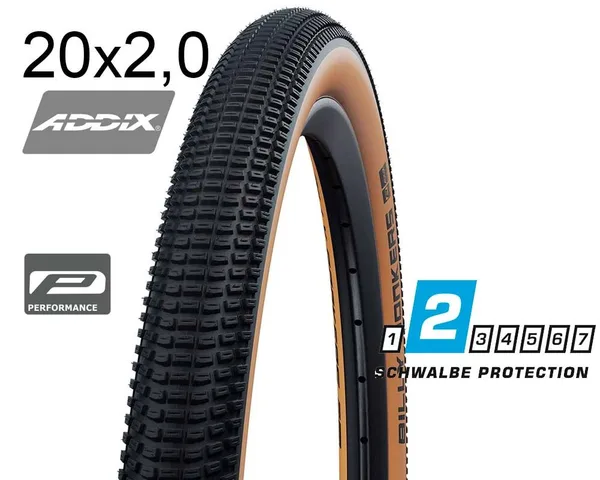 Покрышка 20X2.00 (50-406) Schwalbe Billy Bonkers Perf, Folding B/Cl-Sk Hs600 Addix 67 EPI