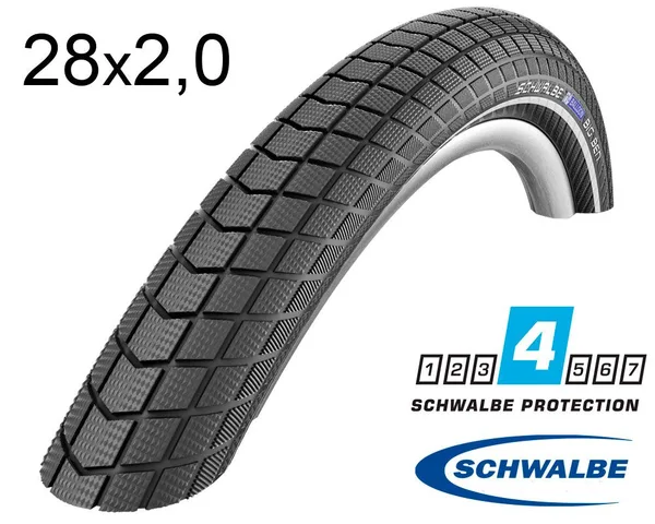 Покришка 28X2.00 (50-622) Schwalbe Big Ben R-Guard B/B-Sk+RT  Hs439 Ec, 67 EPI