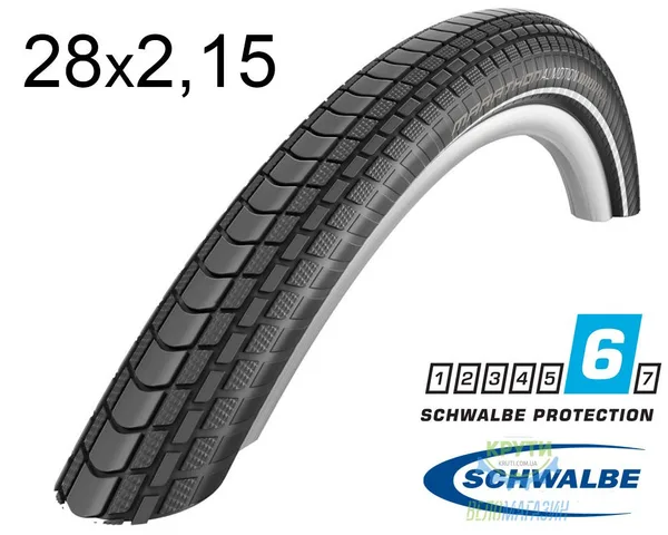 Покрышка 28X2.15 (55-622) Schwalbe Marathon Almotion Microskin Tl-Easy Folding B/B-Sk+RT  Hs453 Osc, 67 EPI Ek
