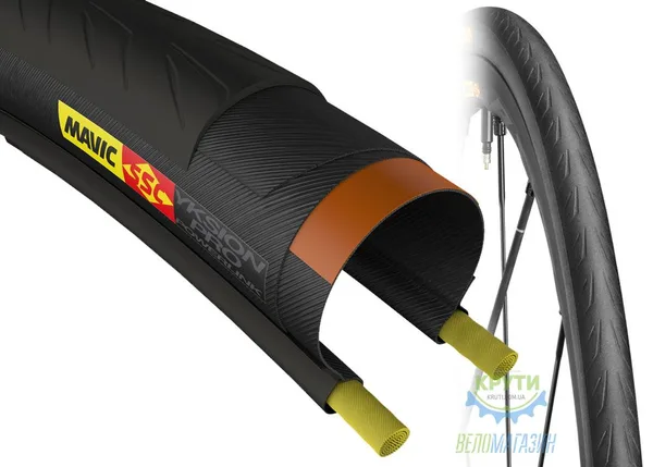 Покрышка 700X23C (23-622) Mavic Yksion Pro Powerlink Folding Ssc 127 Tpi