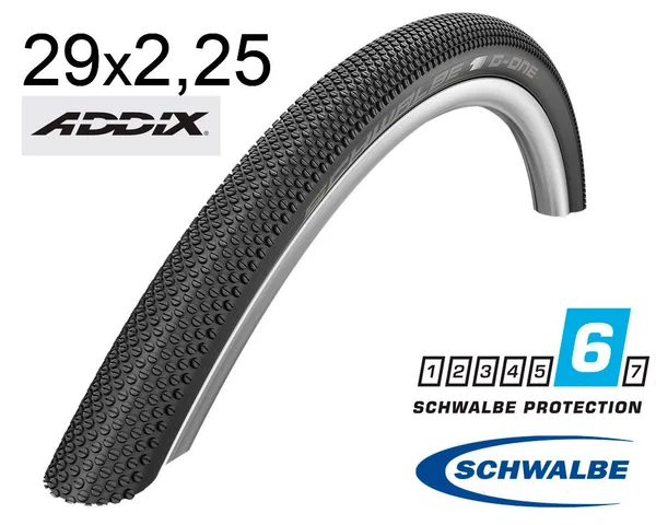 Покришка 29X2.25 (57-622) Schwalbe G-One Allround Dd, Raceguard, Folding B/B-Sk+RT  Hs473 Addix 67 EPI