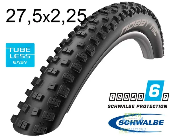 Покрышка 27.5X2.25 (57-584) Schwalbe Nobby Nic Evo Hs463 Liteskin Folding B/B-Sk Psc Ib, 67 EPI