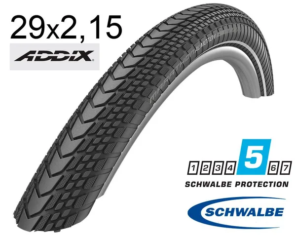 Покришка 29X2.15 (55-622) Schwalbe Marathon Almotion V-Guard, Folding Evolution B/B-Sk+RT  Hs603 Addix 67 EPI