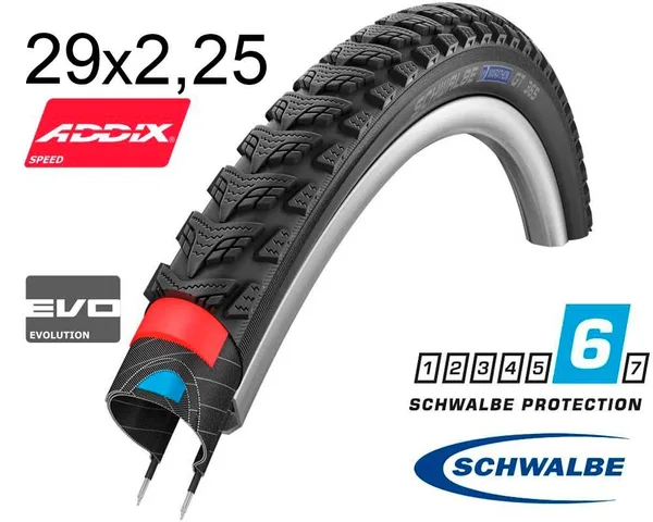 Покришка 26X2.25 (57-559) Schwalbe Racing Ralph Evo, Super Ground, Tle, B/B-Sk Hs490 Addix Speed 67 EPI