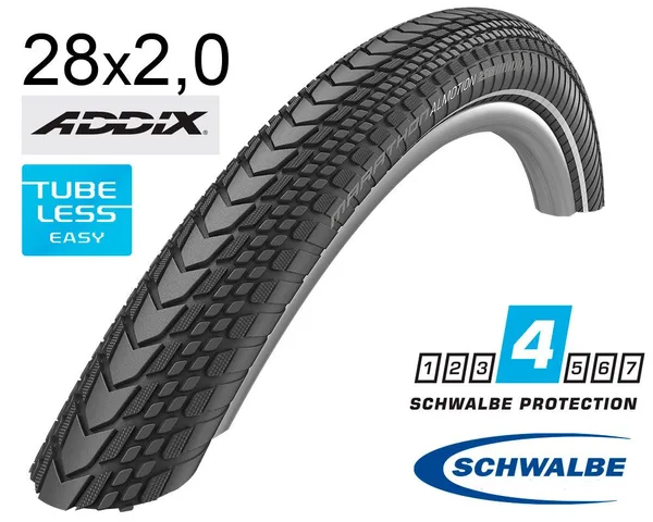 Покришка 28X2.00 (50-622) Schwalbe Marathon Almotion Raceguard, Microskin, Evolution Tl B/B-Sk+RT  Hs603 Addix 67 EPI