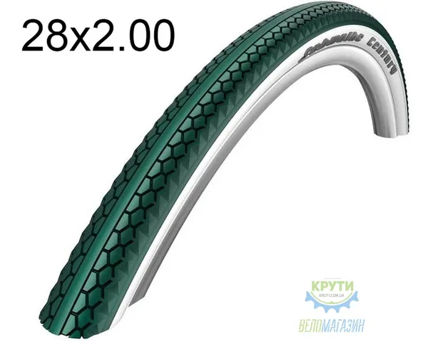 Покрышка 28X2.00 (50-622) Schwalbe Century Gn/W+Bbs+RT  Hs458 SBC, 50 EPI