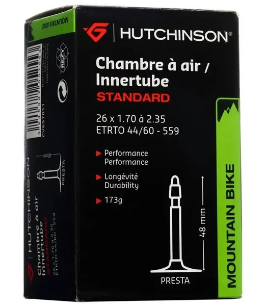 Камера HUTCHINSON CH 700X28-35 VF 48 MM