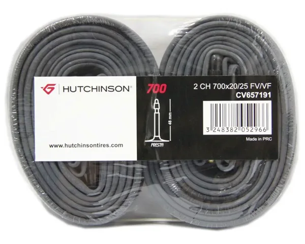 Набір з 2х камер 700x20-25 HUTCHINSON (VF 48 мм) спортивний ніпель