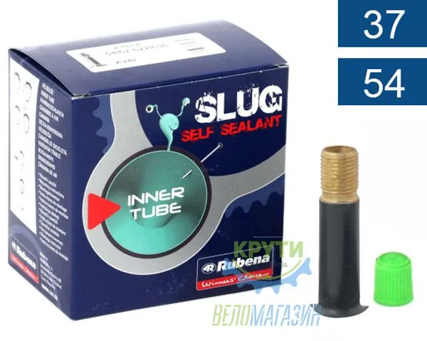 Камера 20 x 1.50-2.10 (37/54x406) AV 35мм MITAS (RUBENA) Slug self sealant H07SF BSC ,гель, короб