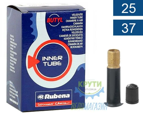 Камера 24x1x13/8 (25/37-540) AV 35мм MITAS (RUBENA) Classic E04